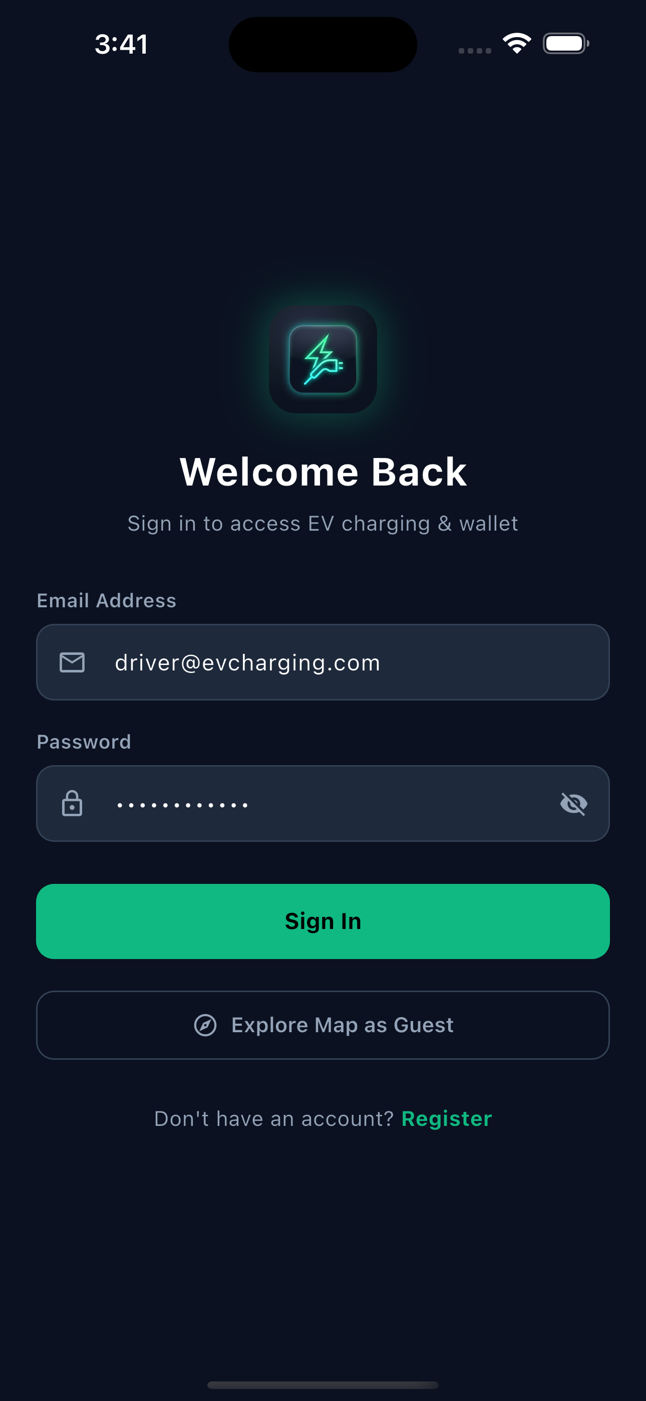 Mobile App Login
