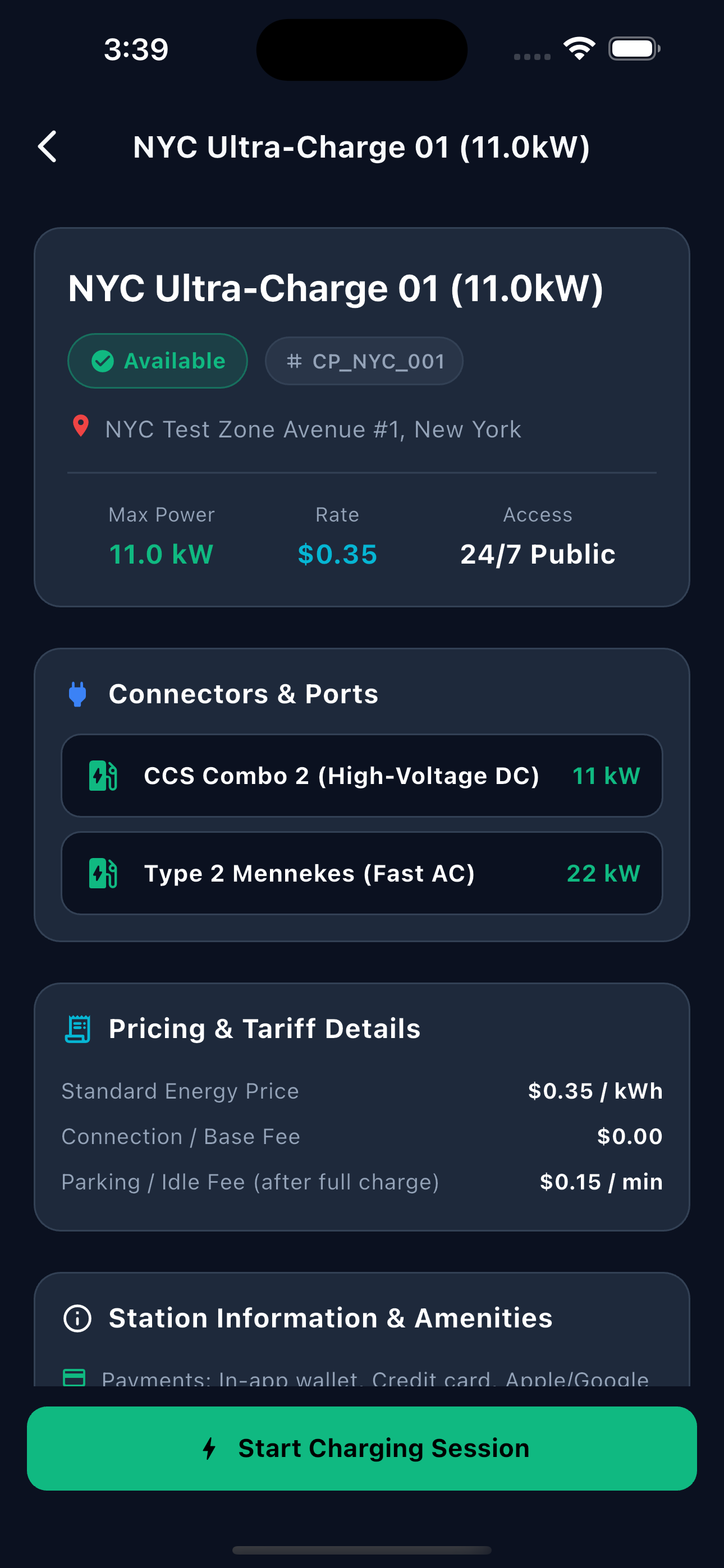 Mobile Station Details