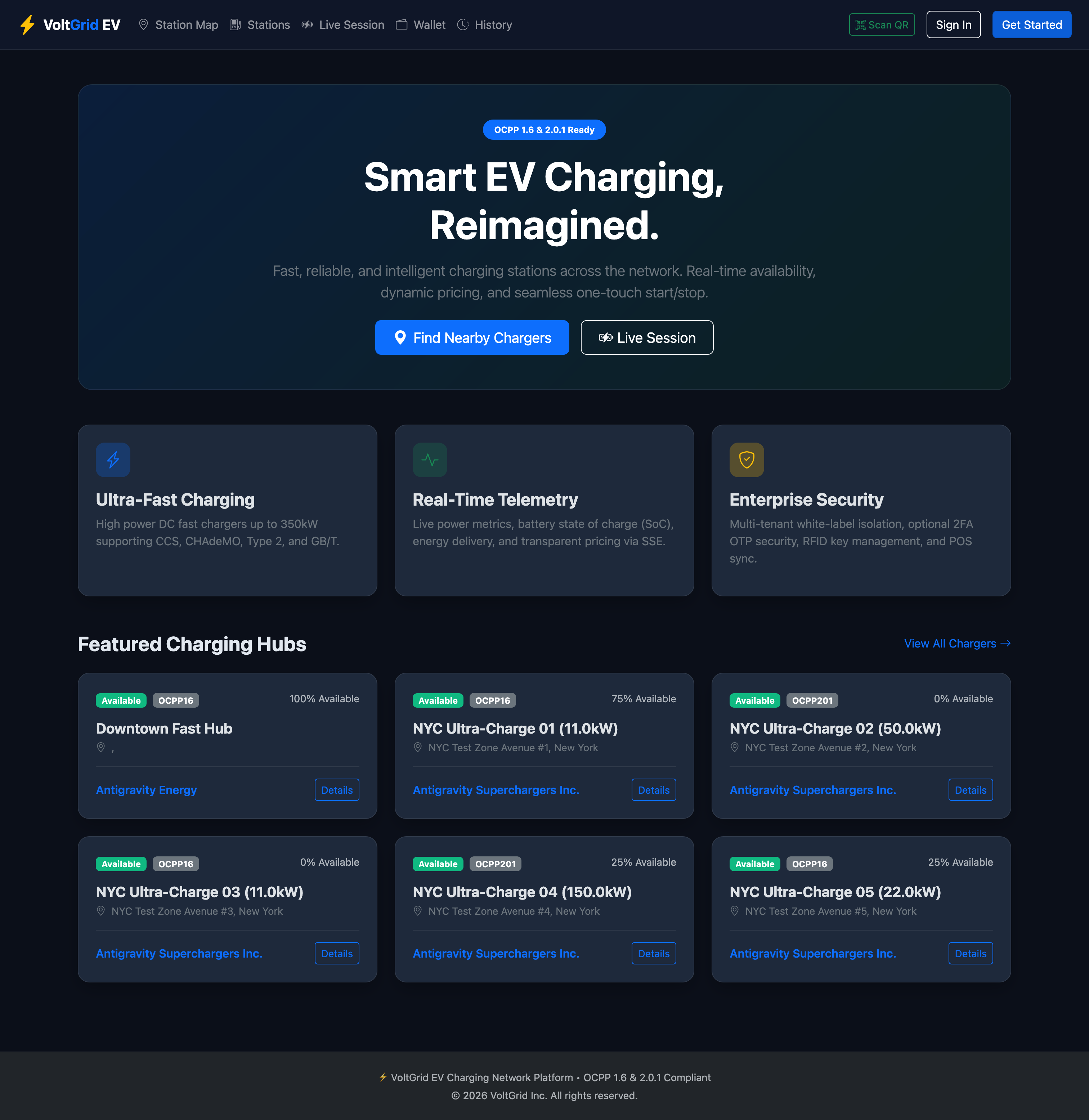 Customer Portal Landing Page