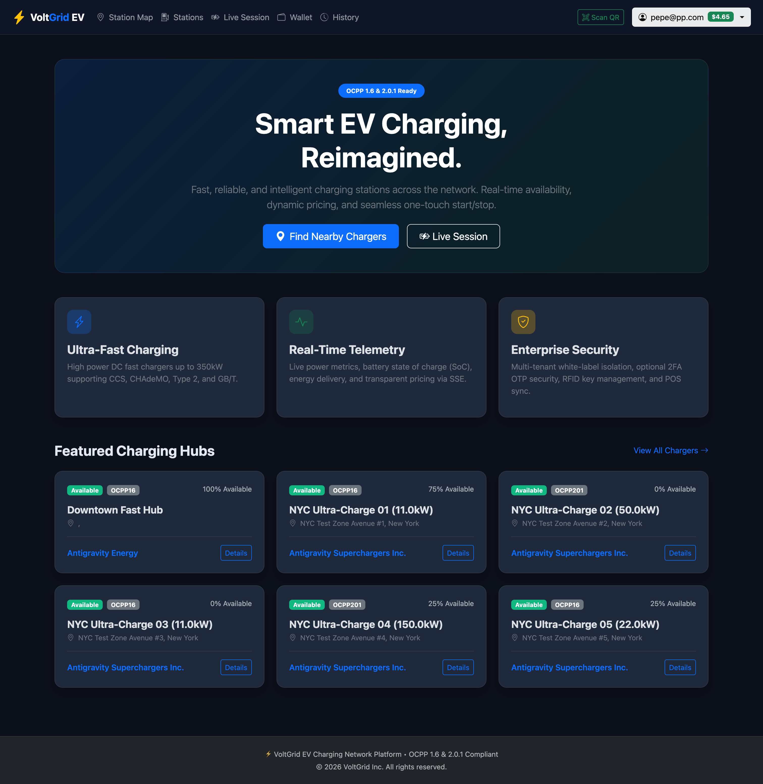 Driver Account Dashboard